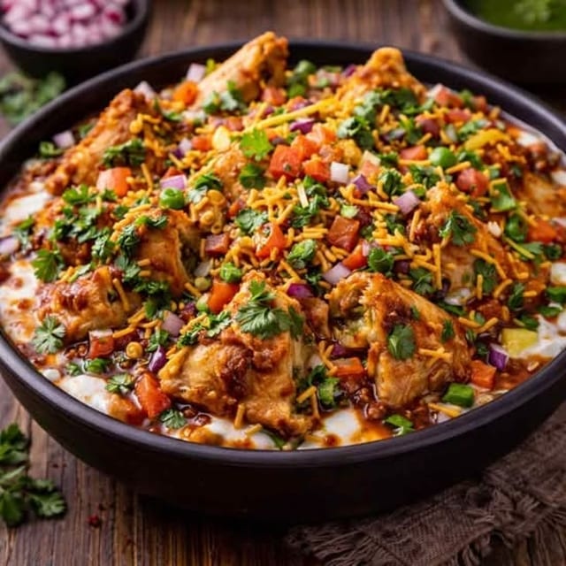 Samosa Chaat.